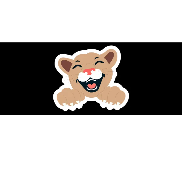 Cartoon mountain lion.